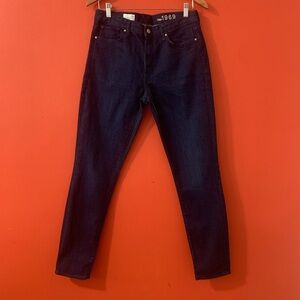 GAP 1969 Women's High Rise Skinny Dark Wash Jeans 29R